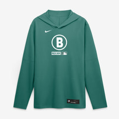 Boston Red Sox City Connect Dri-FIT Long Sleeve Hooded T-Shirt Green