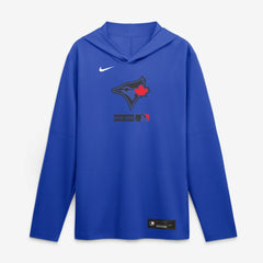 Toronto Blue Jays City Connect Dri-FIT Long Sleeve Hooded T-Shirt Royal