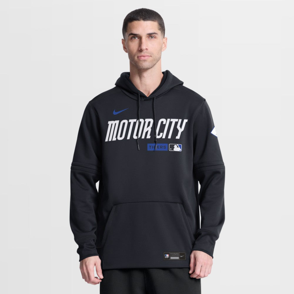Detroit Tigers Authentic Collection City Connect Therma-FIT Hoodie Navy
