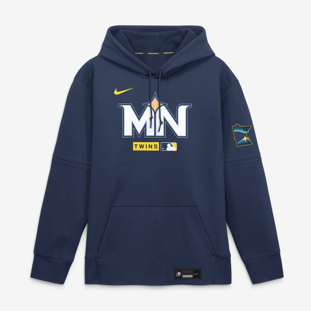 Minnesota Twins Authentic Collection City Connect Therma-FIT Hoodie Navy