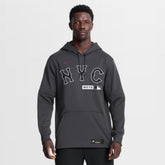 New York Mets Authentic Collection City Connect Therma-FIT Hoodie Anthracite