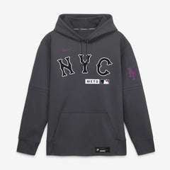 New York Mets Authentic Collection City Connect Therma-FIT Hoodie Anthracite
