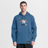 Washington Nationals Authentic Collection City Connect Therma-FIT Hoodie Blue