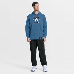 Washington Nationals Authentic Collection City Connect Therma-FIT Hoodie Blue