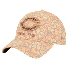 Chicago Bears New Era Women's Floral 9TWENTY Adjustable Hat - Tan sale