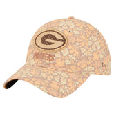Green Bay Packers New Era Women's Floral 9TWENTY Adjustable Hat - Tan online