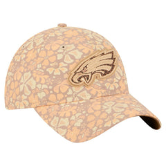 Philadelphia Eagles New Era Women's Floral 9TWENTY Adjustable Hat - Tan cheap