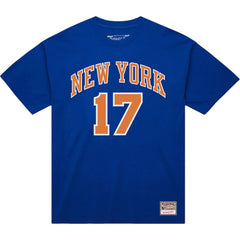 Jeremy Lin New York Knicks Name & Number T-Shirt - Blue sale