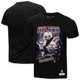 Leon Draisaitl Edmonton Oilers Mitchell & Ness 2.0 Player Graphic T-Shirt - Black T-shirts