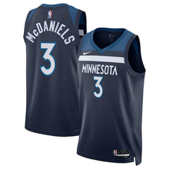 Jaden McDaniels Minnesota Timberwolves Unisex Swingman Jersey - Icon Edition - Navy shop