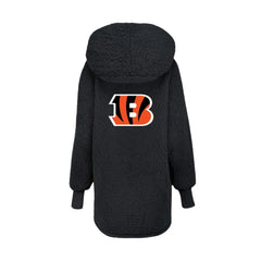 Cincinnati Bengals Jill Martin Women's Oversized Hooded Lounger - Black online