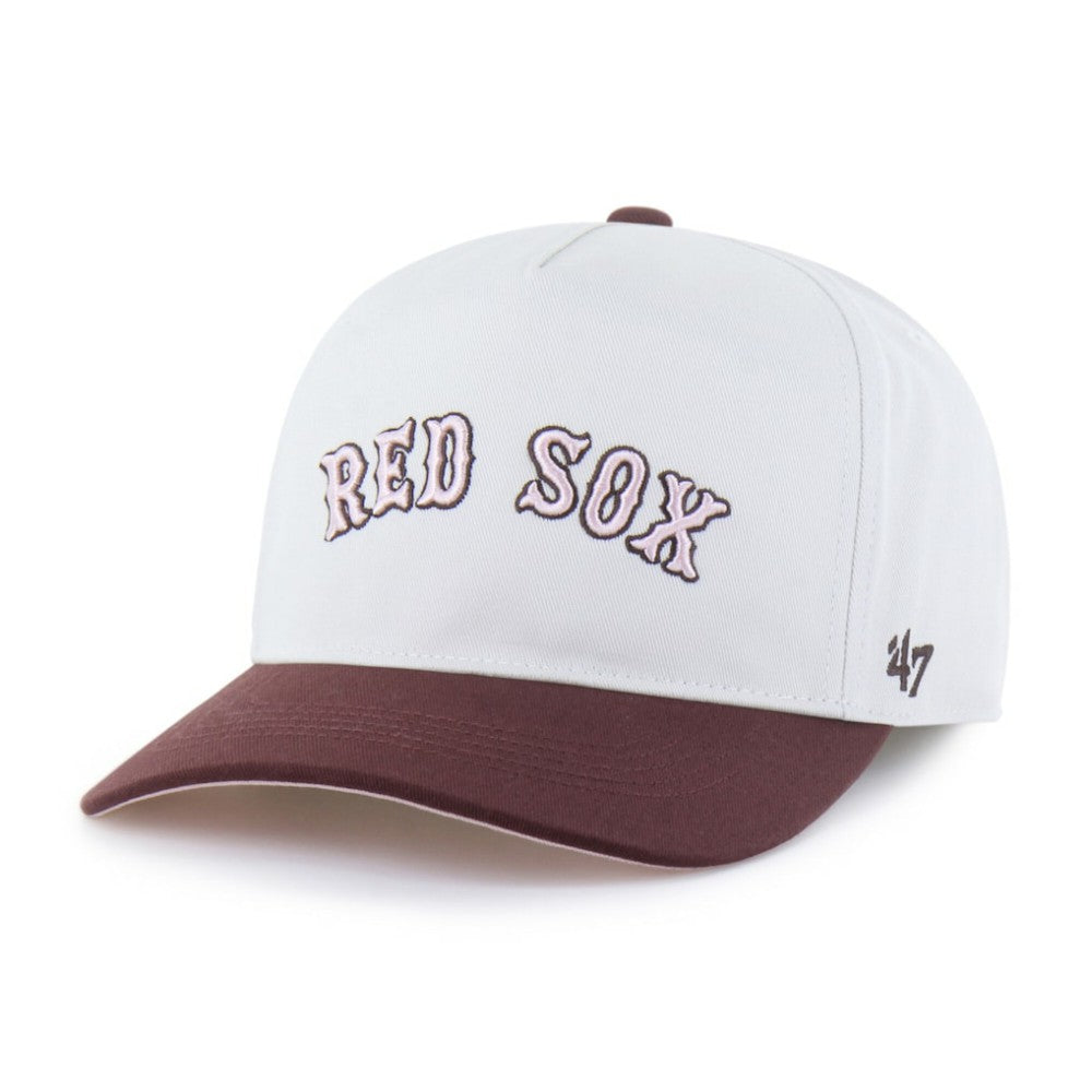 Boston Red Sox Unisex Love Letter Adjustable Hitch Hat Stone/Burgundy