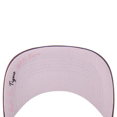 Detroit Tigers Unisex Love Letter Adjustable Hitch Hat Stone/Burgundy