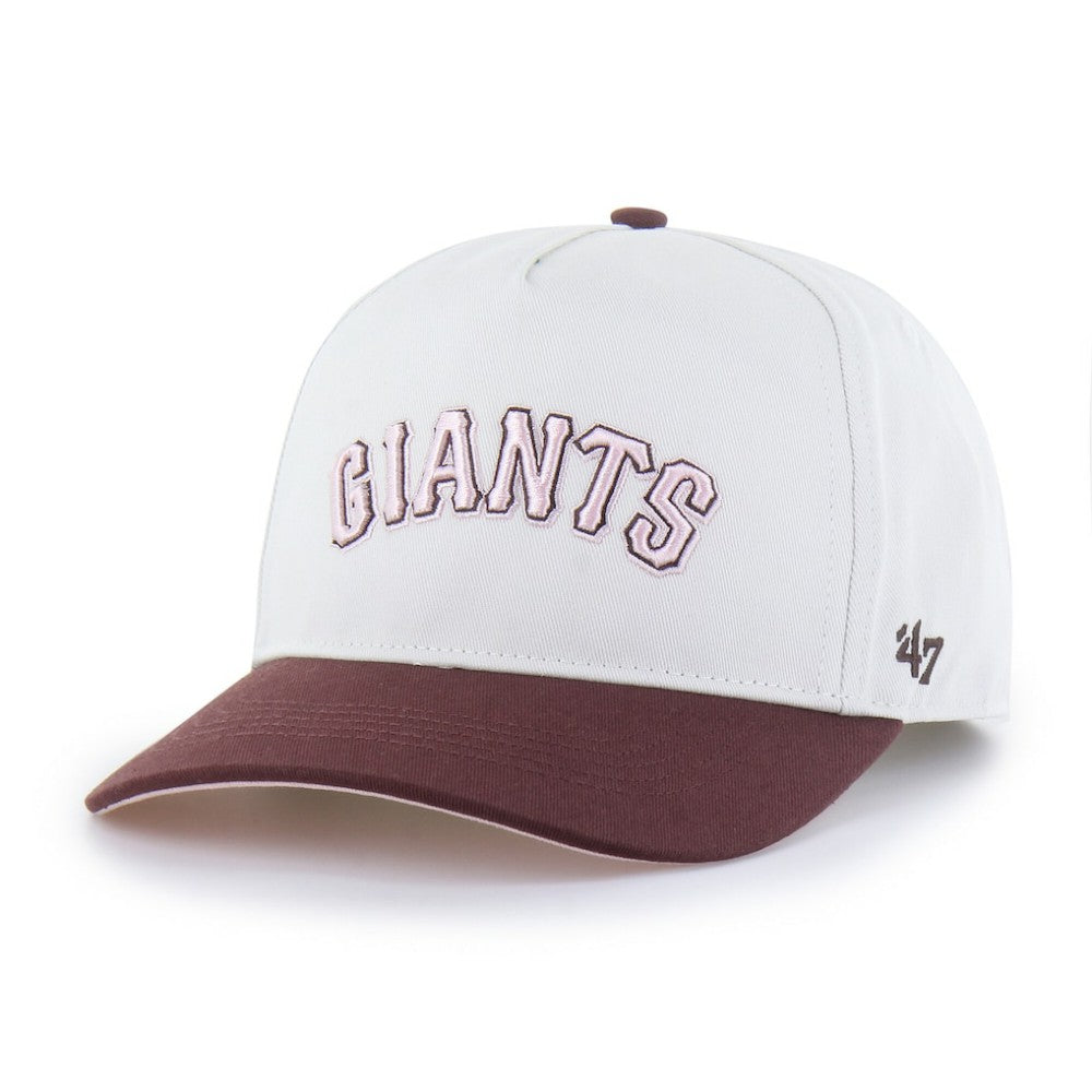 San Francisco Giants Unisex Love Letter Adjustable Hitch Hat Stone/Burgundy