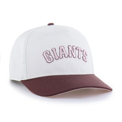 San Francisco Giants Unisex Love Letter Adjustable Hitch Hat Stone/Burgundy