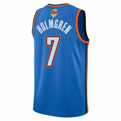 Chet Holmgren Oklahoma City Thunder Unisex 2025 NBA Finals Swingman Jersey - Icon Edition - Blue cheap