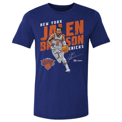 Jalen Brunson New York Knicks 500 Level Slant T-Shirt - Blue shop