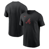 Atlanta Braves Color Pop T-Shirt Black