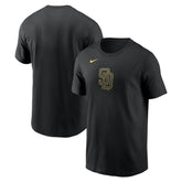 San Diego Padres Color Pop T-Shirt Black