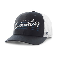 Minnesota Timberwolves '47 Downburst Trucker Adjustable Hat - Navy shop
