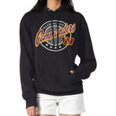 Washington Commanders G-III 4Her by Carl Banks Women's Pinstripe Circle Fleece Pullover Hoodie - Black on sale