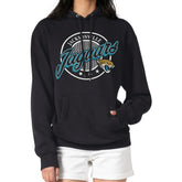 Jacksonville Jaguars G-III 4Her by Carl Banks Women's Pinstripe Circle Fleece Pullover Hoodie - Black discount