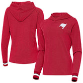 Tampa Bay Buccaneers Antigua Women's Trek Raglan Pullover Hoodie - Red sale