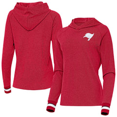 Tampa Bay Buccaneers Antigua Women's Trek Raglan Pullover Hoodie - Red sale