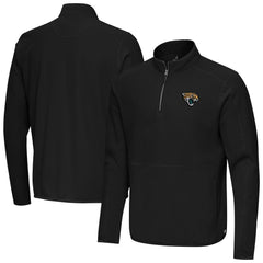 Jacksonville Jaguars Antigua Step Up Quarter-Zip Pullover - Black on sale