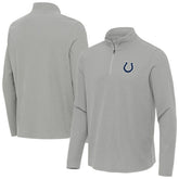 Indianapolis Colts Antigua Sync Tri-Blend Quarter-Zip Pullover - Heather Gray cheap