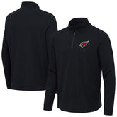 Arizona Cardinals Antigua Sync Tri-Blend Quarter-Zip Pullover - Heather Black outlet
