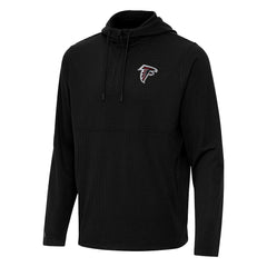 Atlanta Falcons Antigua Connected Quarter-Zip Pullover Hoodie - Black outlet