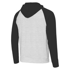 Pittsburgh Steelers Antigua Urgent Pullover Hoodie - Black/Heather Gray discount