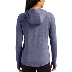 Chicago Bears Cutter & Buck Women's Tonal Logo Adapt Knit Recycled Raglan Pullover Hoodie - Heather Navy online