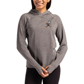 Cleveland Browns Cutter & Buck Women's Throwback Logo Adapt Knit Recycled Raglan Pullover Hoodie - Heather Charcoal outlet