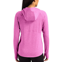 San Francisco 49ers Cutter & Buck Women's Tonal Logo Adapt Knit Recycled Raglan Pullover Hoodie - Pink sale