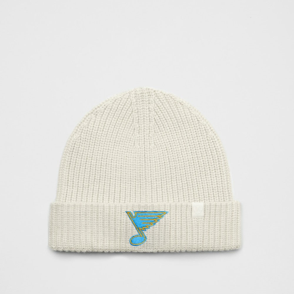 St. Louis Blues lululemon Unisex Close-Fit Wool-Blend Ribbed Beanie - Heathered Bone