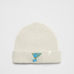 St. Louis Blues lululemon Unisex Close-Fit Wool-Blend Ribbed Beanie - Heathered Bone