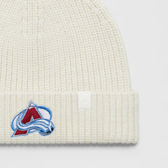 Colorado Avalanche lululemon Unisex Close-Fit Wool-Blend Ribbed Beanie - Heathered Bone