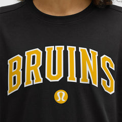 Boston Bruins lululemon Women's All Yours Organic Cotton T-Shirt - Black T-shirts