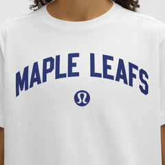 Toronto Maple Leafs lululemon Women's All Yours Organic Cotton T-Shirt - White T-shirts