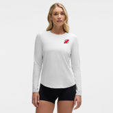 New Jersey Devils lululemon Women's Love Long Sleeve T-Shirt - Heathered Core Ultra Light Grey T-shirts