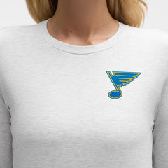 St. Louis Blues lululemon Women's Love Long Sleeve T-Shirt - Heathered Core Ultra Light Grey T-shirts