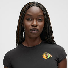 Chicago Blackhawks lululemon Women's Baby T-Shirt - Black T-shirts