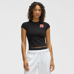 New Jersey Devils lululemon Women's Baby T-Shirt - Black T-shirts