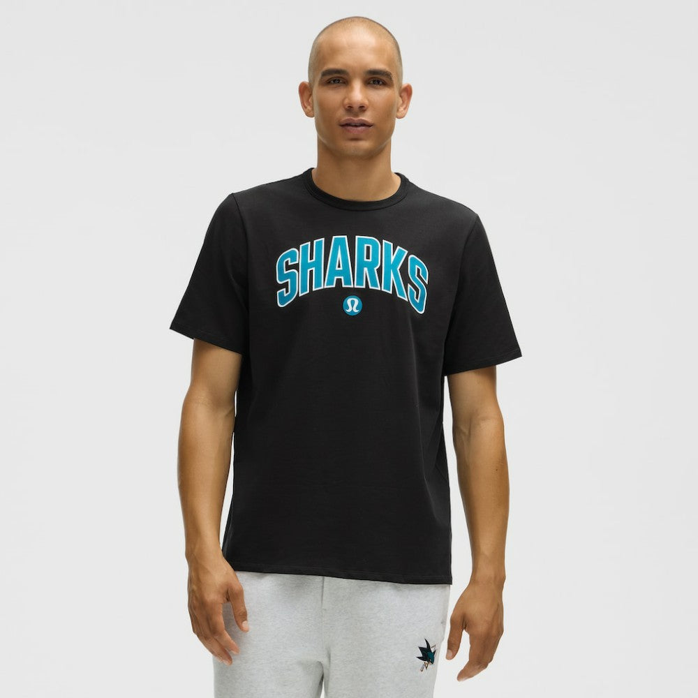 San Jose Sharks lululemon Organic Cotton Classic-Fit T-Shirt - Black T-shirts