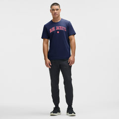 Columbus Blue Jackets lululemon Organic Cotton Classic-Fit T-Shirt - Blue T-shirts