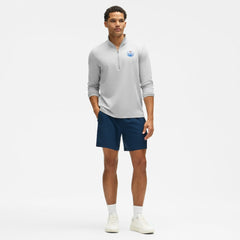 Edmonton Oilers lululemon Soft Jersey Half-Zip Pullover - Heather Gray Jerseys