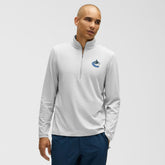 Vancouver Canucks lululemon Soft Jersey Half-Zip Pullover - Heather Gray Jerseys