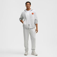 Anaheim Ducks lululemon Steady State Full-Zip Hoodie - Heathered Core Ultra Light Grey Hoodies